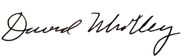 David Wholley signature